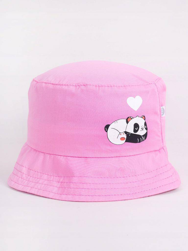 YOCLUB kapelusz dziewczęcy panda 46-50