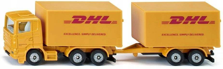SIKU Ciężarówka z przyczepą firmy DHL
