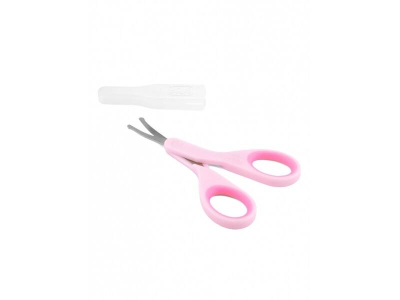 CHICCO nożyczki niemowlęce różowe (Zdjęcie 2)