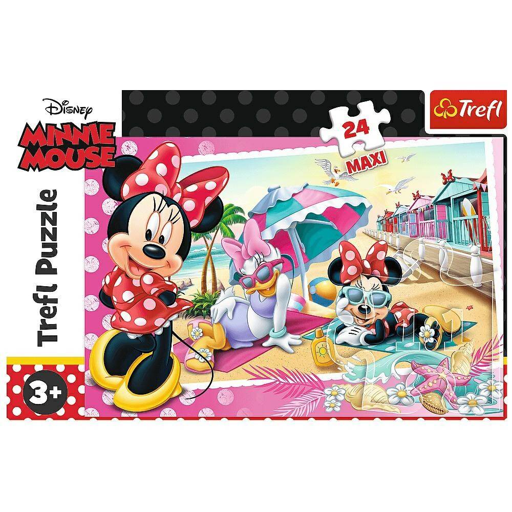 TREFL puzzle 24 maxi wakacje Minnie