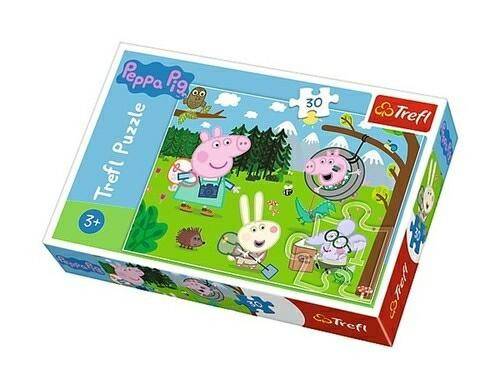 TREFL puzzle świnka Peppa leśna wyprawa