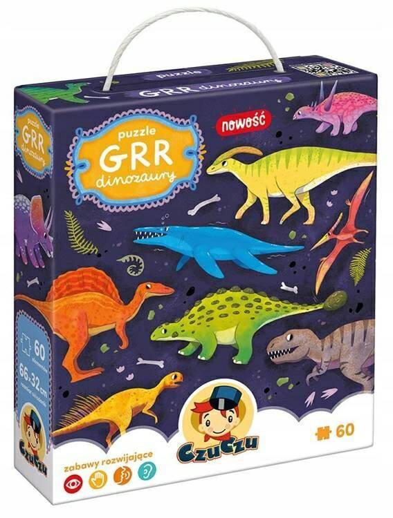 CZUCZU grr dinozaury puzzle 60 elementów