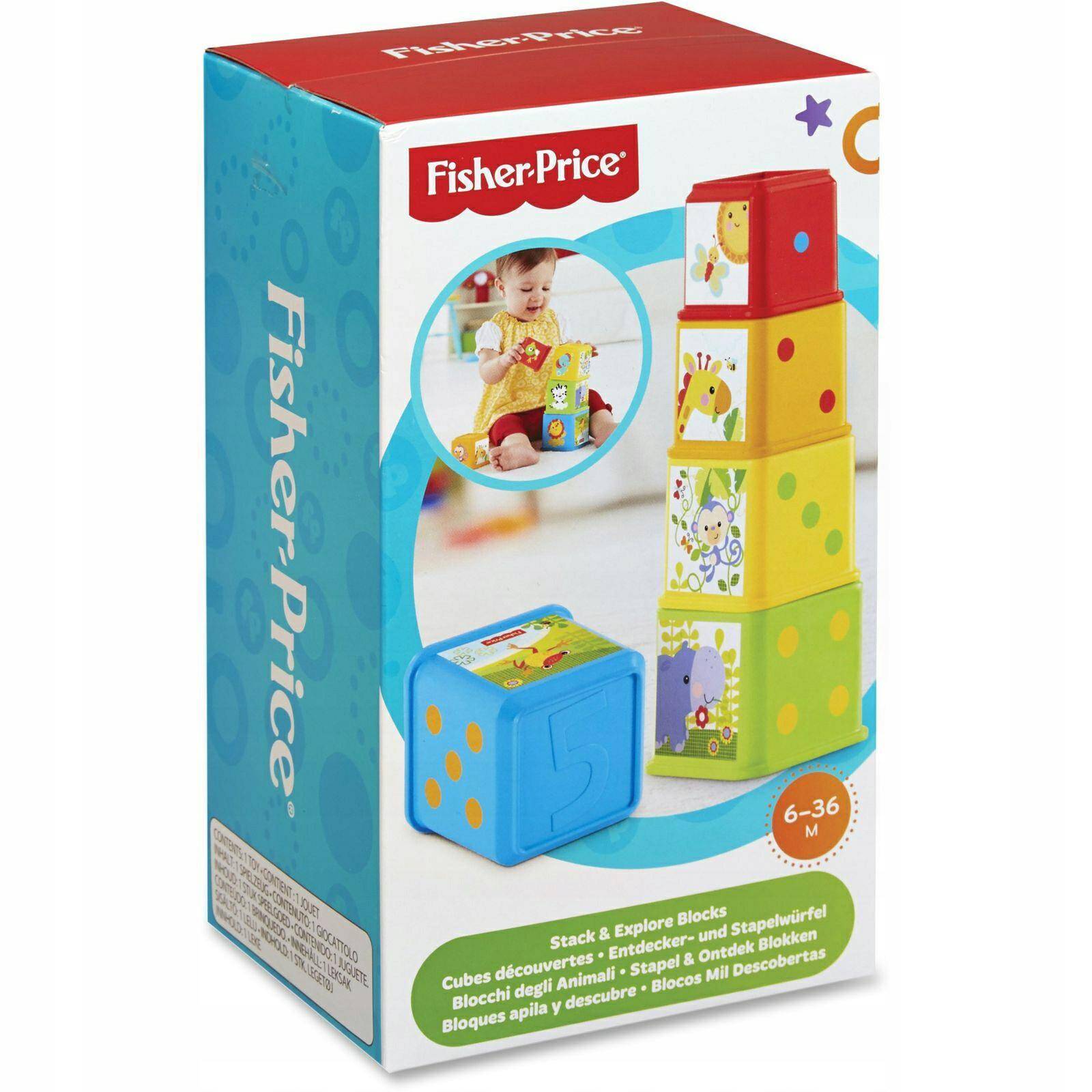 FISHER PRICE klocki odkrywcy