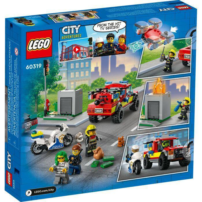 LEGO CITY 60319 Akcja Strażacka i Pościg