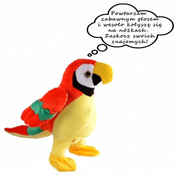 MADEJ interaktywna papuga klara (Zdjęcie 4)