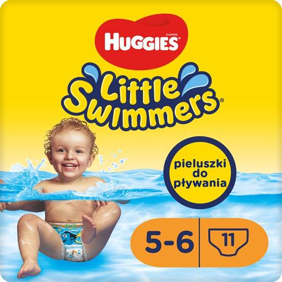 HUGGIES swimmers pieluchy na basen 5-6