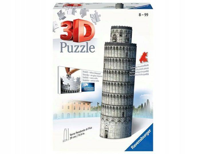 RAVENSBURGER puzzle 3D Krzywa Wieża