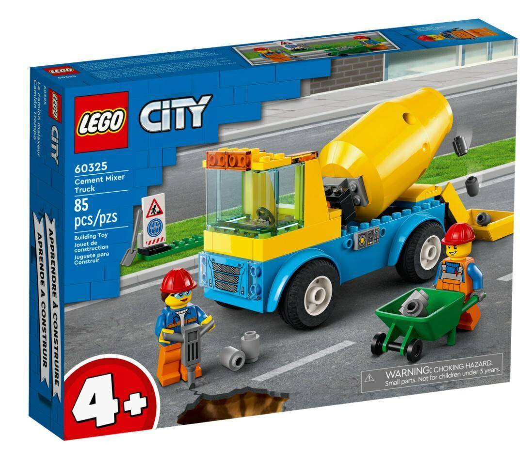 LEGO CITY 60325 Ciężarówka z Betoniarką