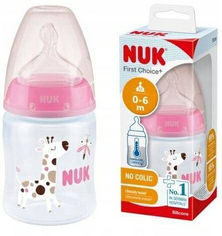 NUK butelka FC+ 150ml róż smoczek