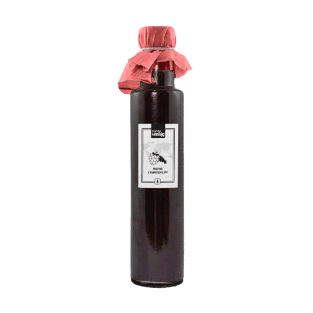 Syrop malinowy z kwiatem lipy