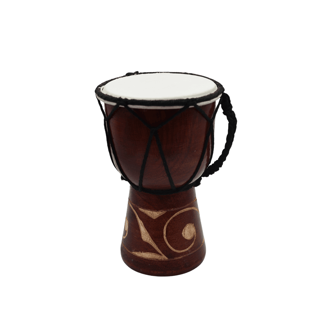 Bębenek rzeźbiony - 15 cm