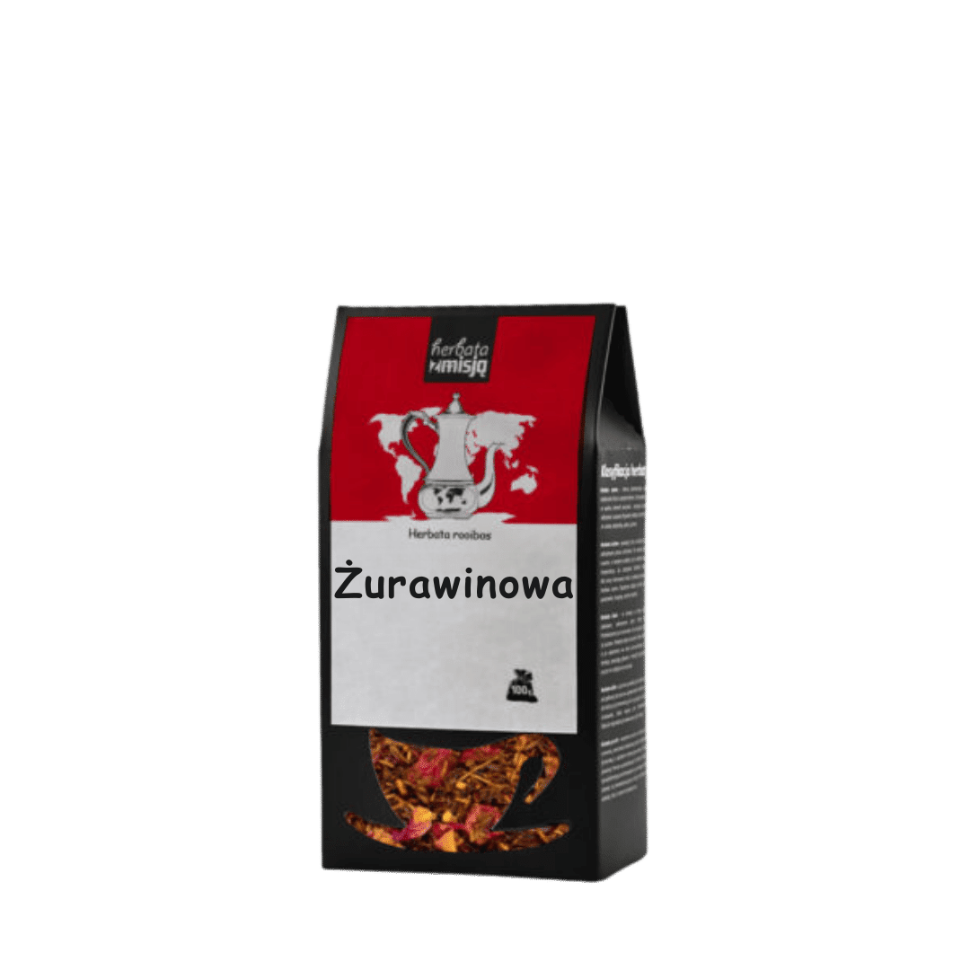 Herbata Rooibos Żurawinowa