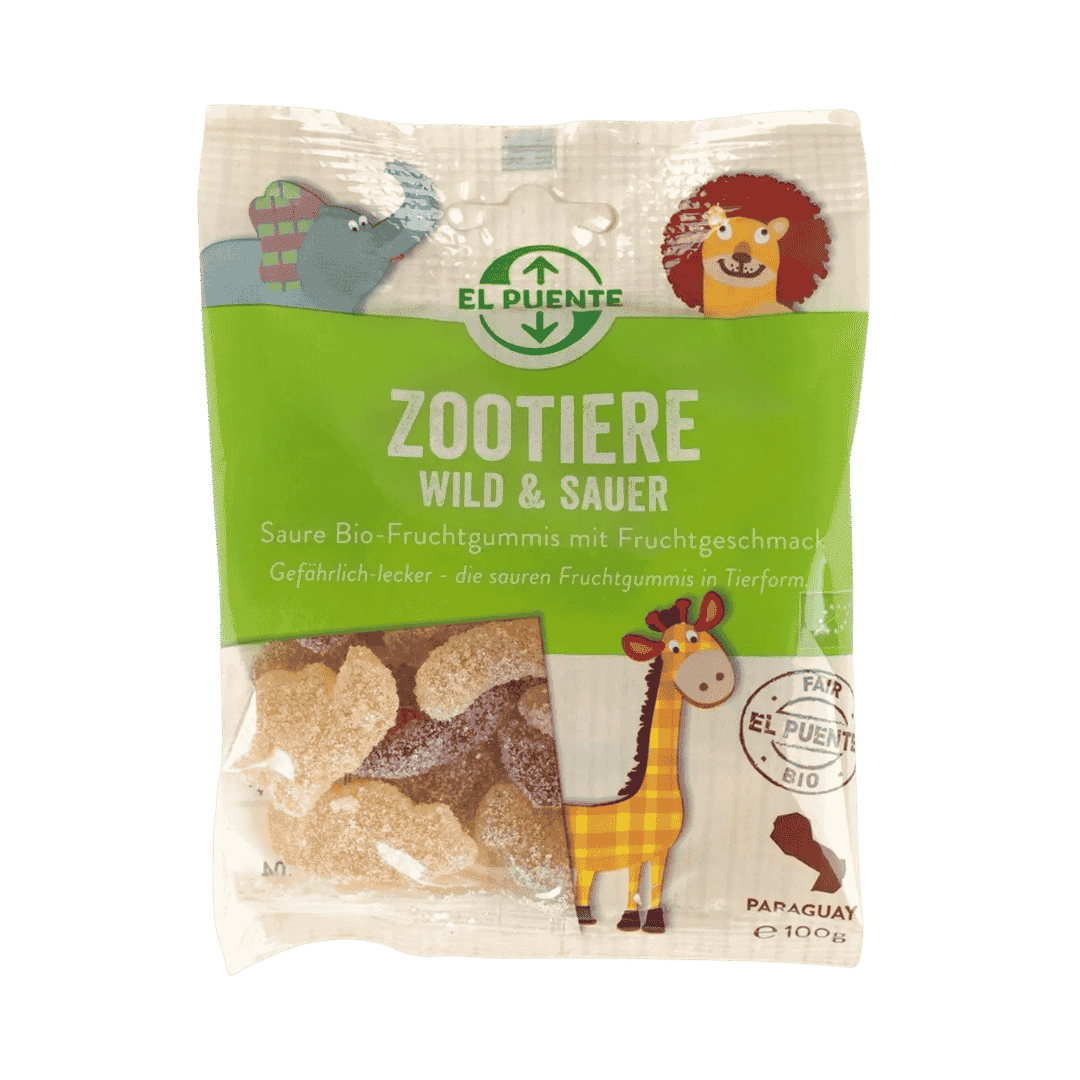 Żelki owocowe Kwaśne zwierzęta z ZOO 100