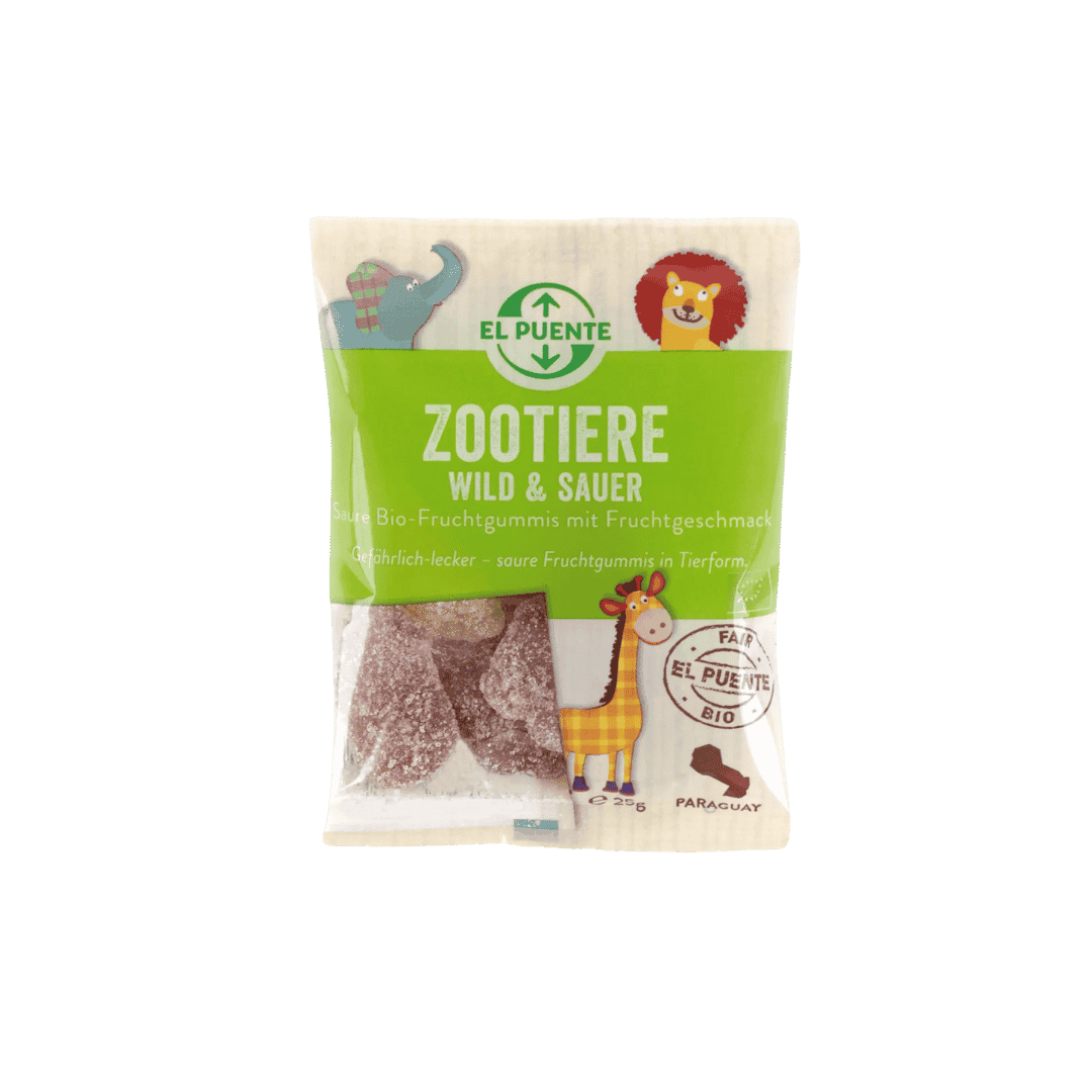 Żelki owocowe Kwaśne zwierzęta z ZOO 25g