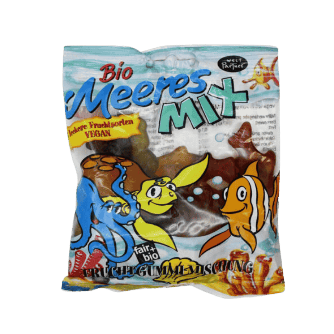 Żelki owocowe Morskie Zwierzątka, 100g
