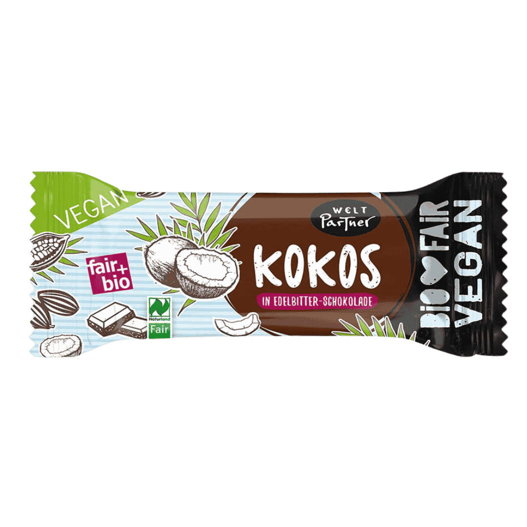 Baton kokosowy w gorzkiejczekoladzie