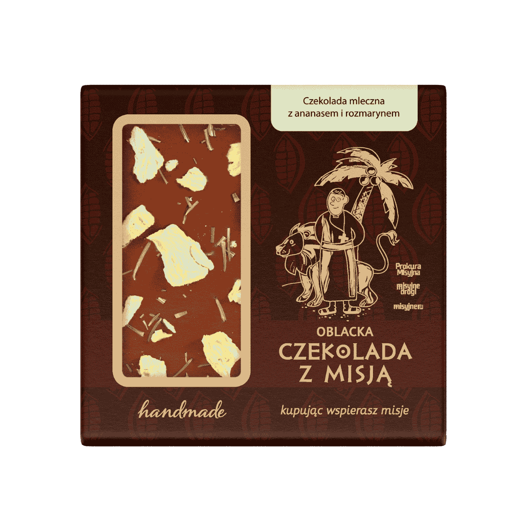 Czekolada mleczna - ananas i rozmaryn