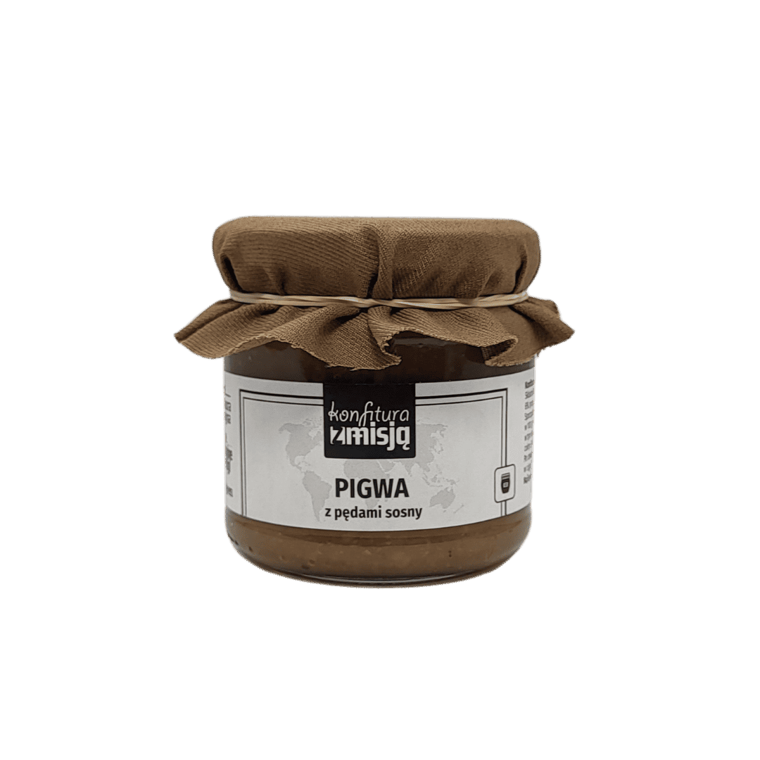 Konfitura pigwa z pędami sosny