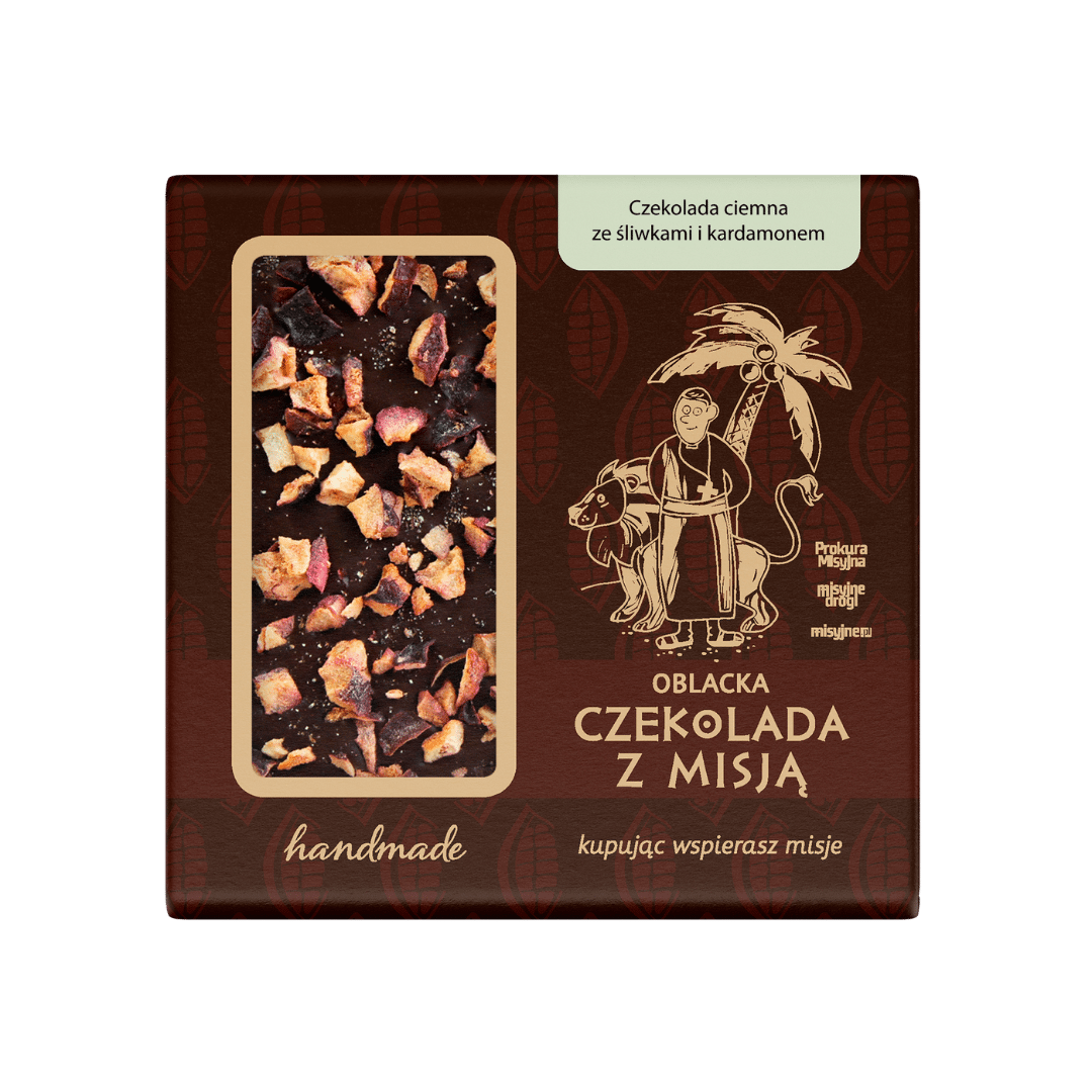 Czekolada ciemna - śliwka i kardamon