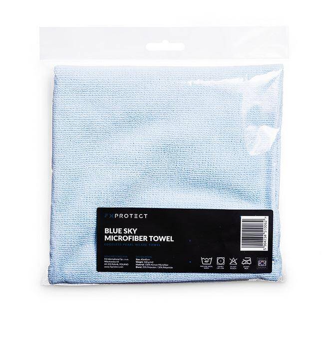 FX PROTECT Blue Sky Microfiber Towel 40x40cm 500g/m2 Mikrofibra Bezszwowa