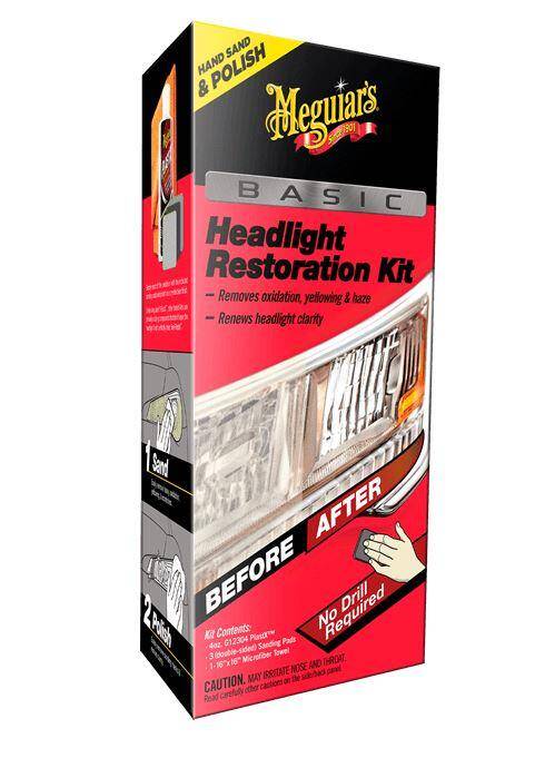Meguiars Basic Headlight Restoration Kit Zestaw do Renowacji Reflektorów