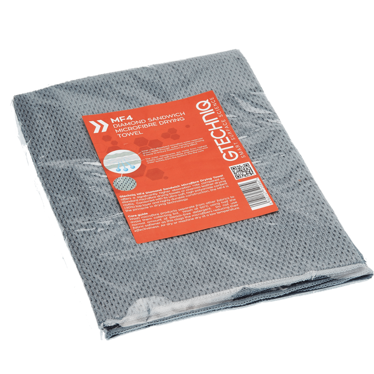 GTECHNIQ MF4 Diamond Sandwich Microfibre Drying Towel 60x60cm Ręcznik do Osuszania Lakieru