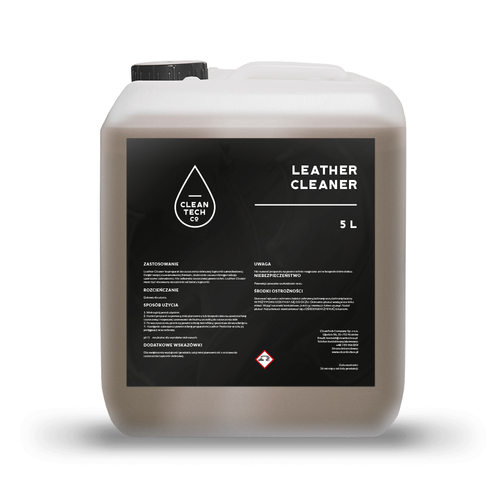 CLEANTECH CO Leather Cleaner 5l Preparat do Czyszczenia Skórzanych Tapicerek