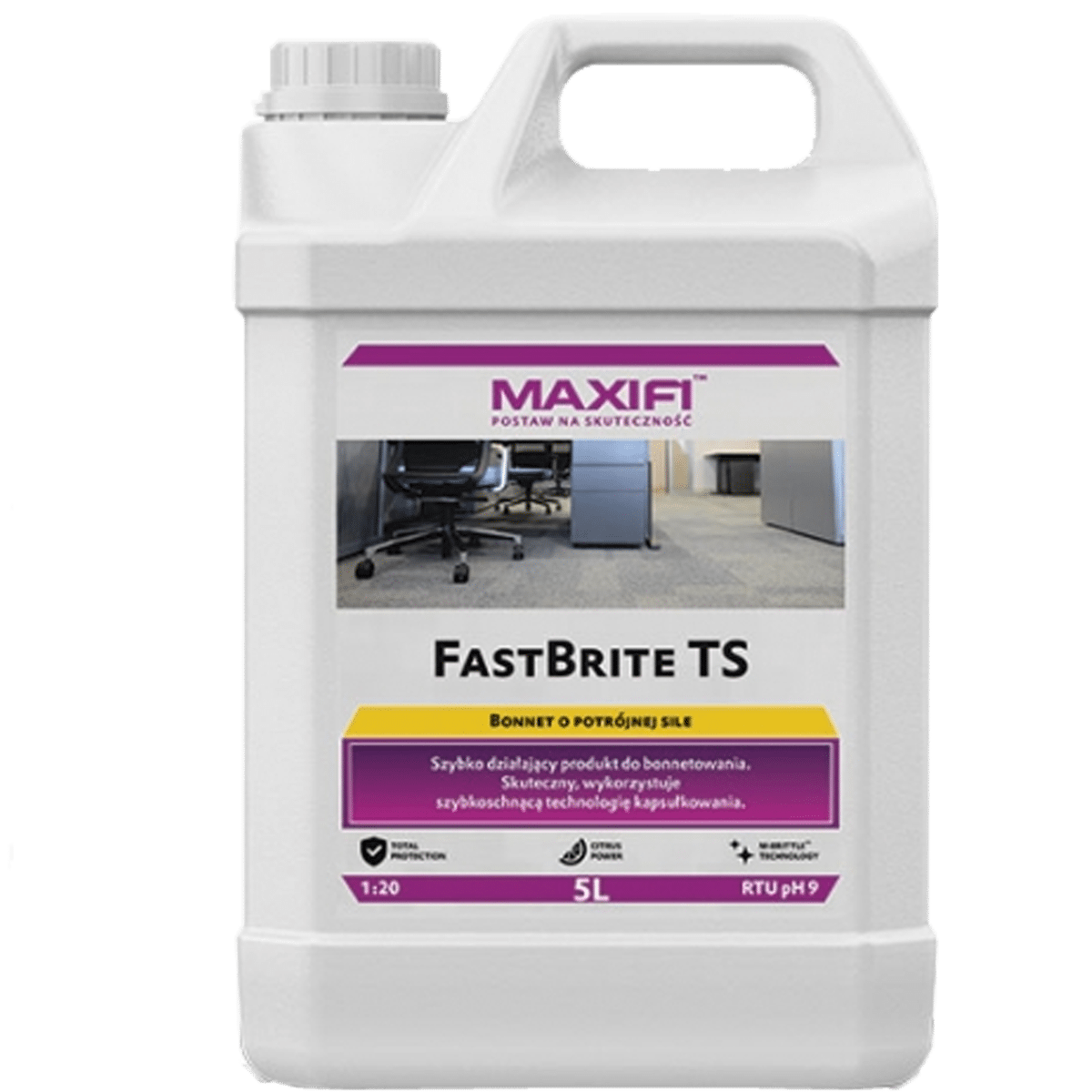 MAXIFI FastBrite TS 5l Preparat do Czyszczenia Metodą Bonnetowania