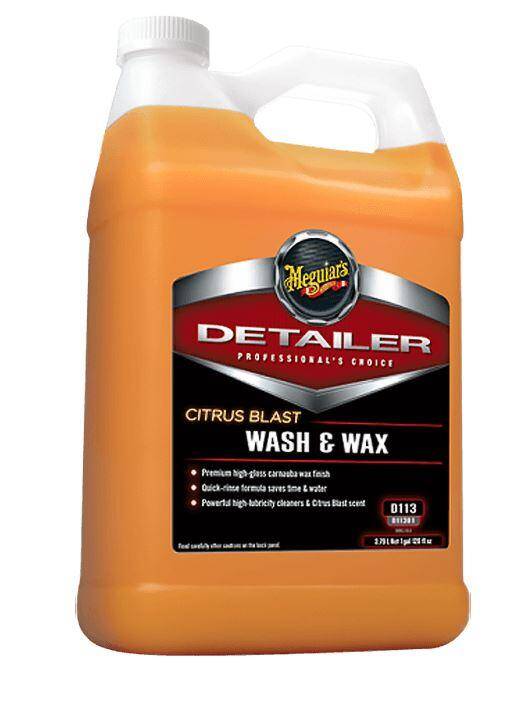 Meguiars Citrus Blast Wash & Wax 3.78l Szampon Samochodowy z Woskiem