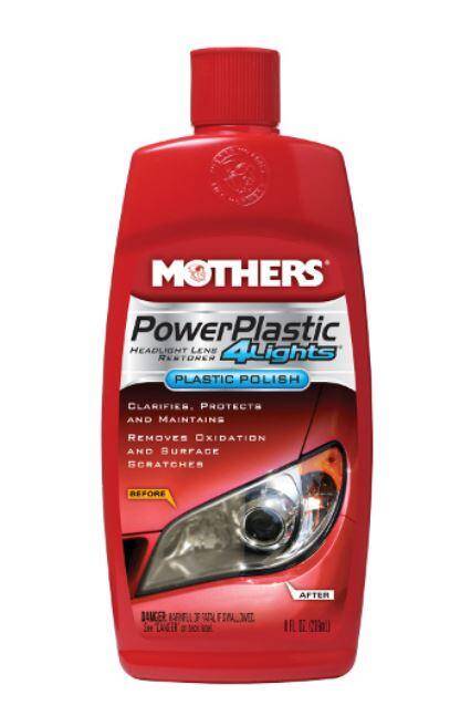 MOTHERS Power Plastic 4Lights 236ml Mleczko Polerskie do Plastików i Lamp Reflektorowych