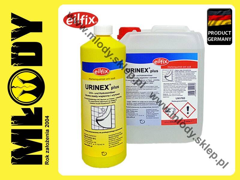 EILFIX Urinex Plus 1l Koncentrat do Czyszczenia Sanitariatów Bakteriobójczy i Grzybobójczy (Photo 2)