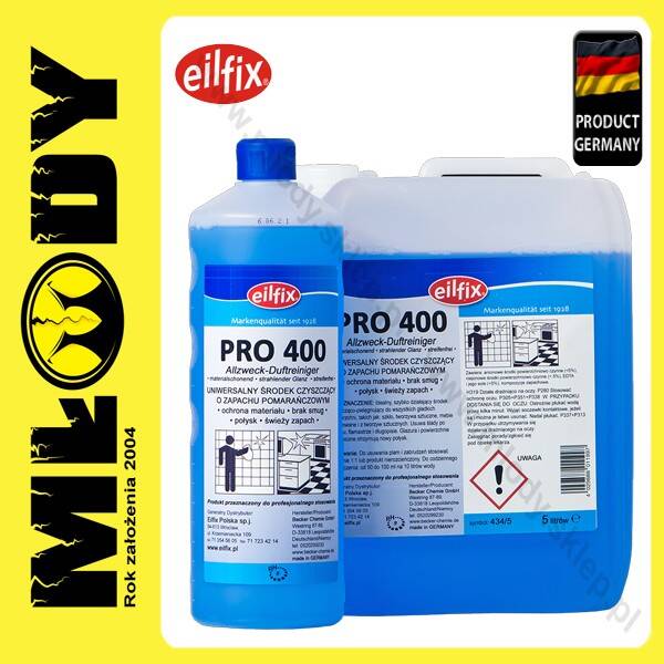 EILFIX Pro 400 5l Uniwersalny Środek Czyszczący o Zapachu Pomarańczowym