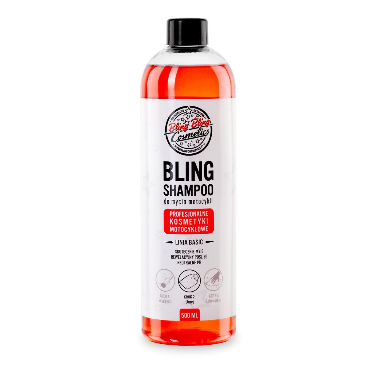 BBC Bling Shampoo 500ml Silnie Skoncentrowany Szampon o Neutralnym pH do Mycia Motocykli