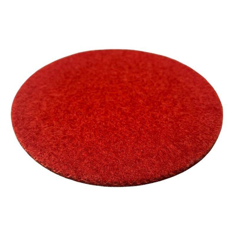 SUPER SHINE Red Rag UltraCut 125mm Pad Polerski Wełniany Mocno Tnący