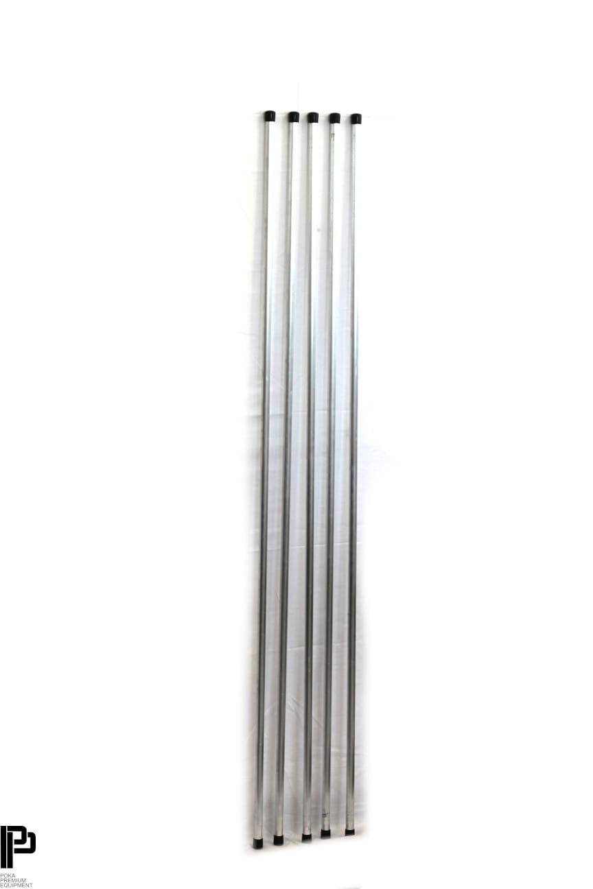 POKA PREMIUM Aluminiowe Rurki 172cm do Wieszaka na Folię 5szt