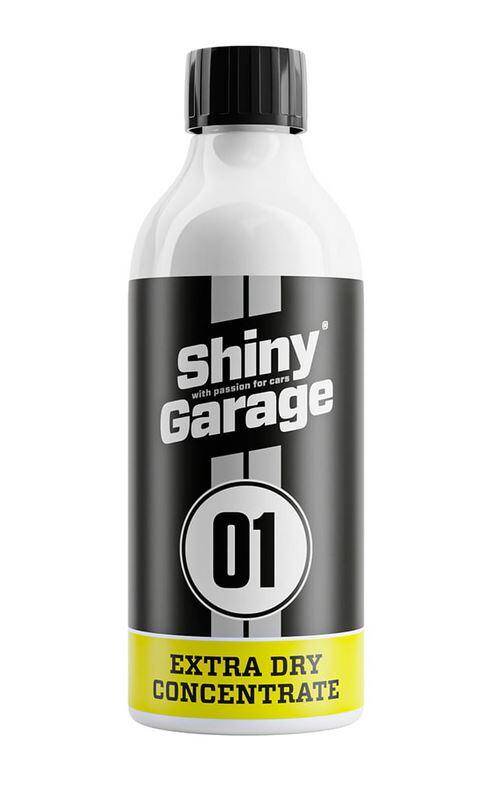 SHINY GARAGE Extra Dry Concentrate 500ml Koncentrat do Czyszczenia Elementów Tapicerki  Boczków Podsufitki