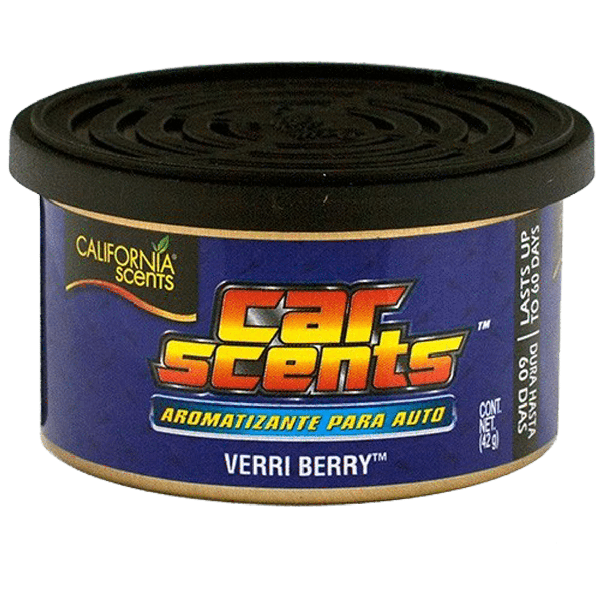 CALIFORNIA SCENTS Car Scents Veri Berry 42g Odświeżacz Powietrza Jagodowy