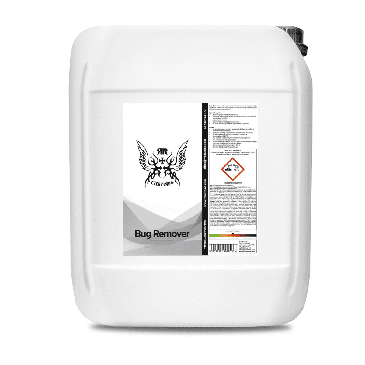 RR CUSTOMS Car Wash Bug Remover 5l Preparat do Usuwania Owadów i Zabrudzeń Organicznych