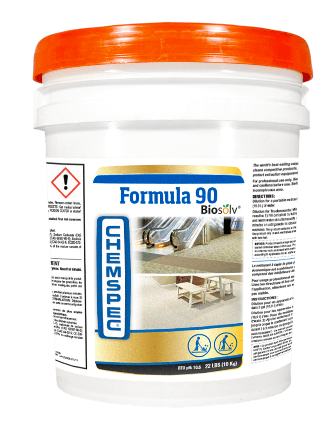 CHEMSPEC Powdered Formula 90 10kg Proszek do Prania Tapicerki Dywanów i Wykładzin