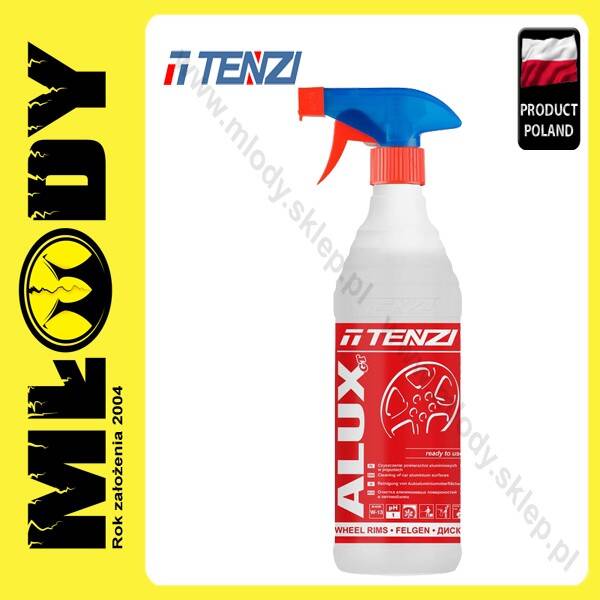 TENZI Alux GT 0,6l Kwaśny Środek do Czyszczenia Felg Aluminiowych Spray