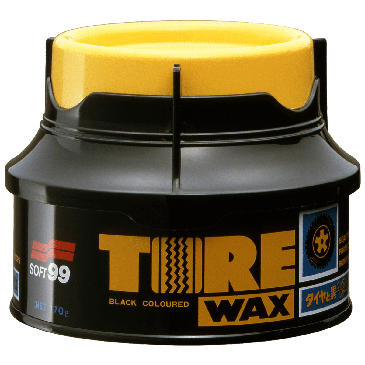 SOFT99 Tire Black Wax 170g Stały Wosk do Zabezpieczania Opon
