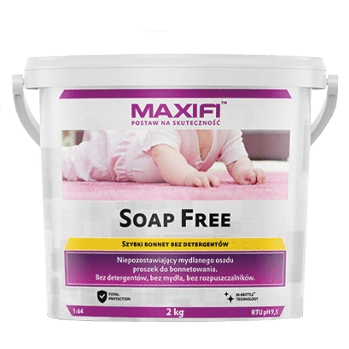 MAXIFI Soap Free 2kg Proszek bez Detergentów do Bonnetowania