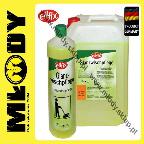 EILFIX Glanzwischpflege 10l Uniwersalny Preparat Myjąco Pielęgnujący na Bazie Rozpuszczalnych w Wodzie Polimerów (Zdjęcie 1)