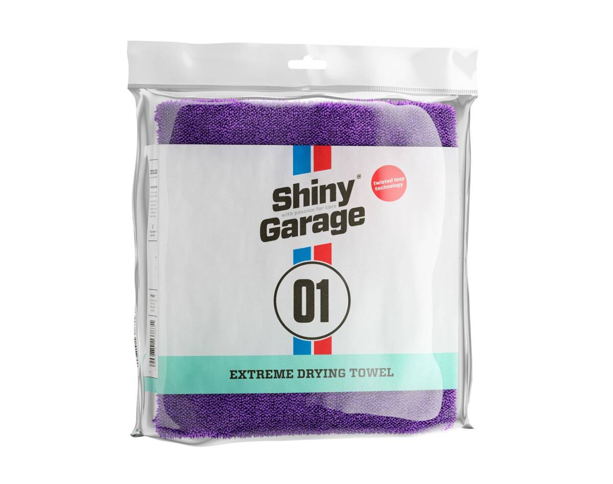 SHINY GARAGE Extreme Drying Towel 90x60cm 600g Ręcznik do Osuszania Fioletowy