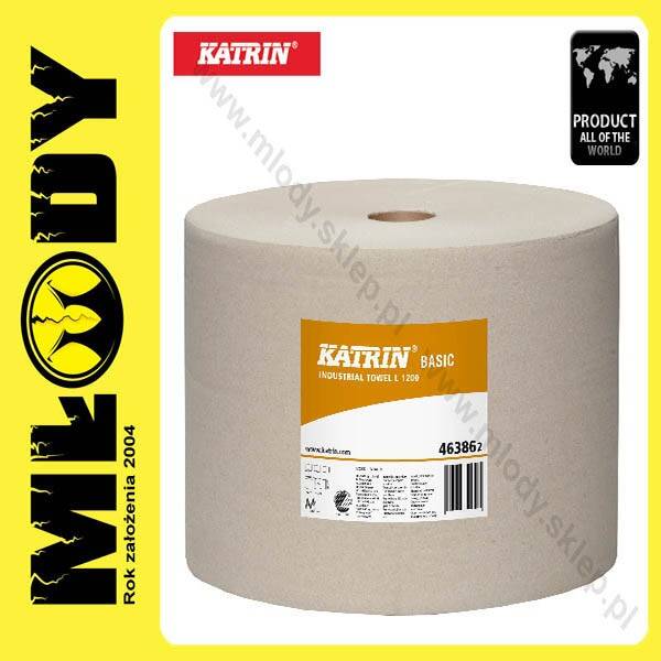 KATRIN Basic L 1200 Low Pallet Przemysłowy Ręcznik Papierowy 1-Warstwowy Naturalny 1szt