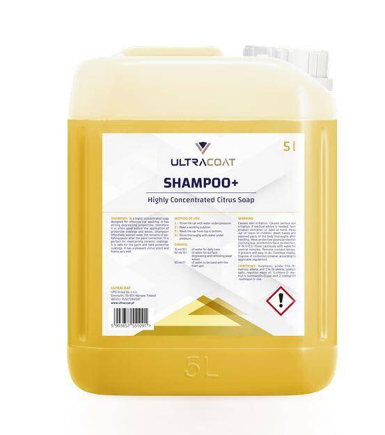 ULTRACOAT Shampoo+ 5l Szampon Samochodowy (Zdjęcie 1)