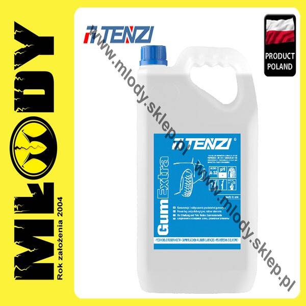 TENZI Gum Extra 5l Preparat do Konserwacji Elementów Gumowych i Plastikowych