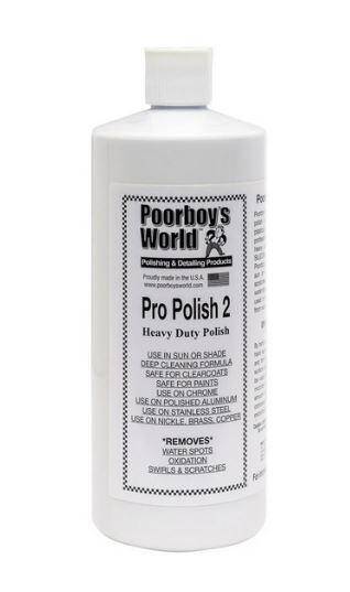 POORBOY'S WORLD Pro Polish 2 946ml Cleaner z Cząsteczkami Ściernymi