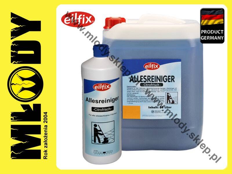EILFIX Allesreiniger Citro 1l Koncentrat Uniwersalny do Mycia Wodoodpornych Powierzchni (Zdjęcie 2)