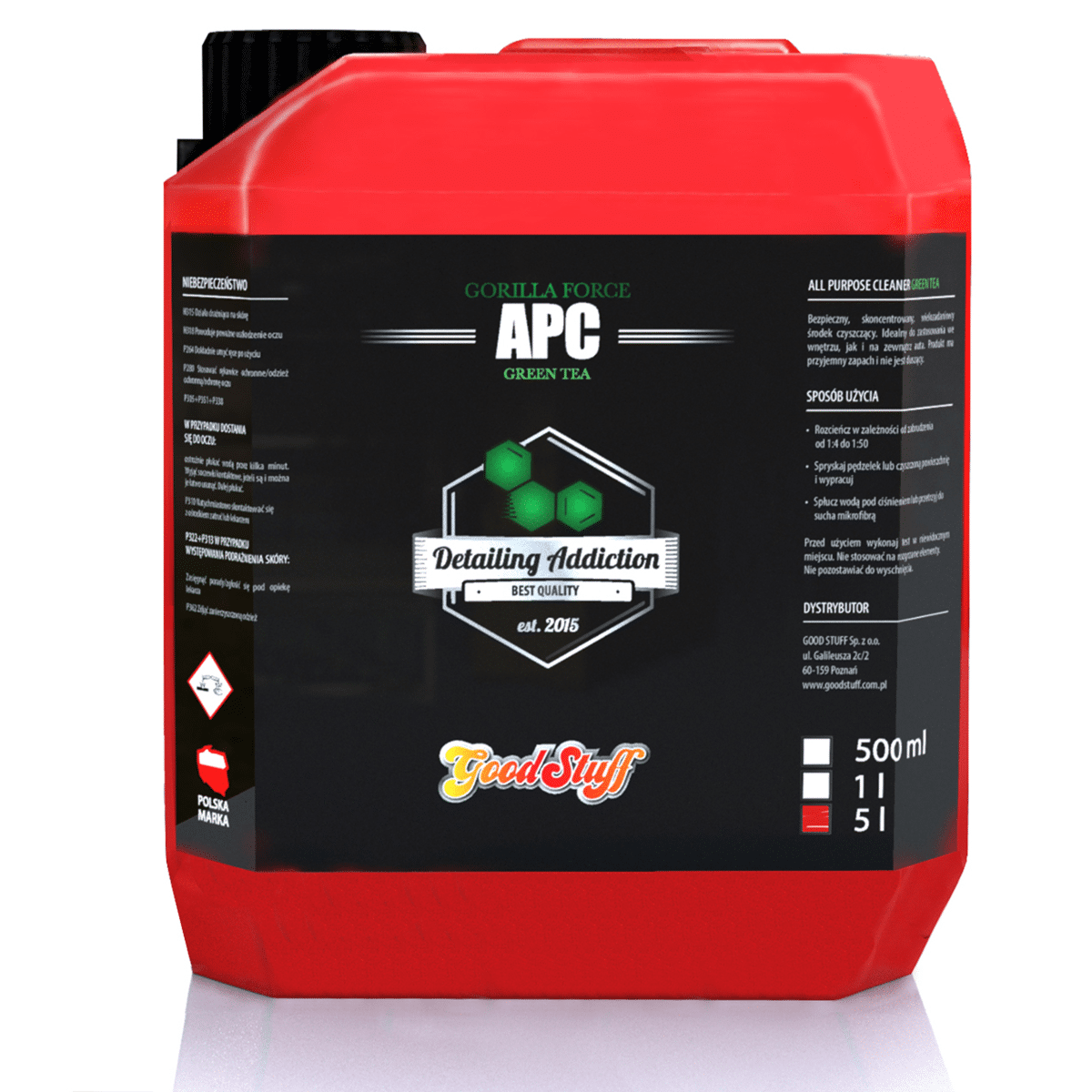 GOOD STUFF APC Gorilla Force Green Tea 5l Skoncentrowany Środek Czyszczący Zielona Herbata
